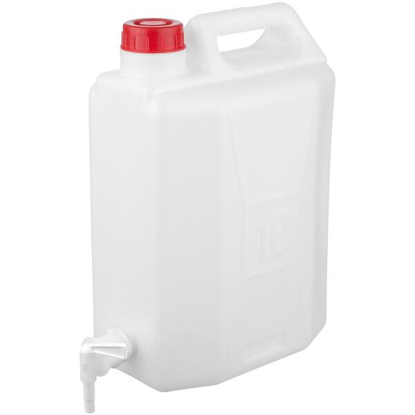 TANICA IN PLASTICA PER ALIMENTI ICS con RUBINETTO 10 LT